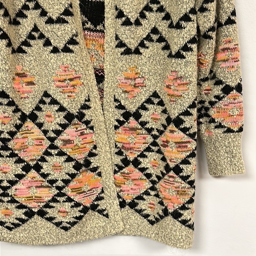 No Boundaries Open Front Retro /Boho Cardigan Swe… - image 6